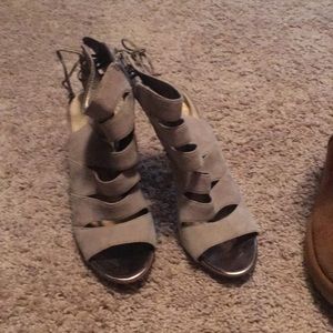 Sam Edelman strapping sandals gray